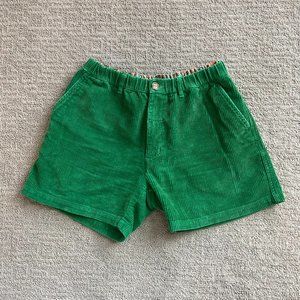 Green Corduroy Chubbies Shorts